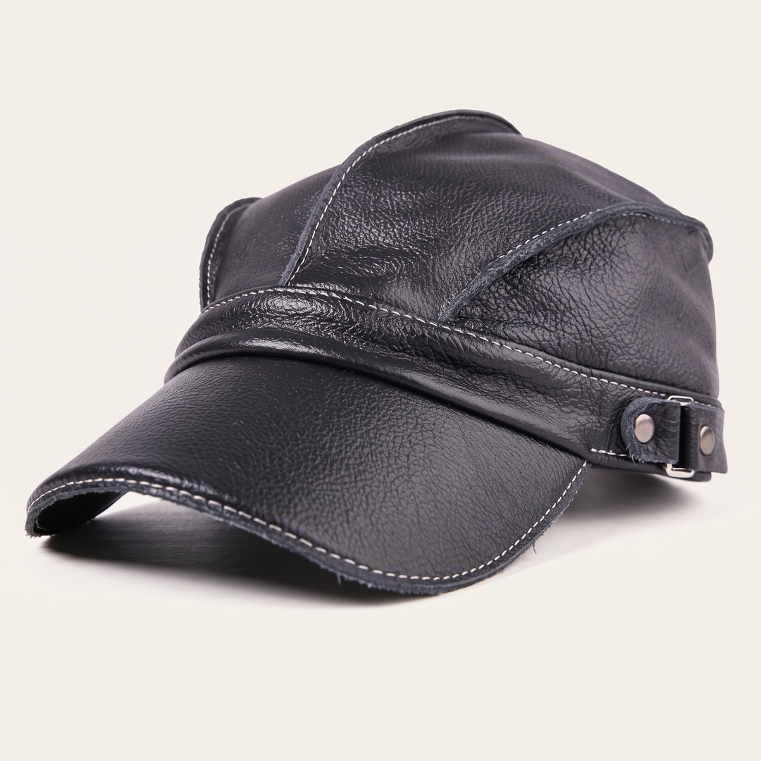Montaro Leather Cap