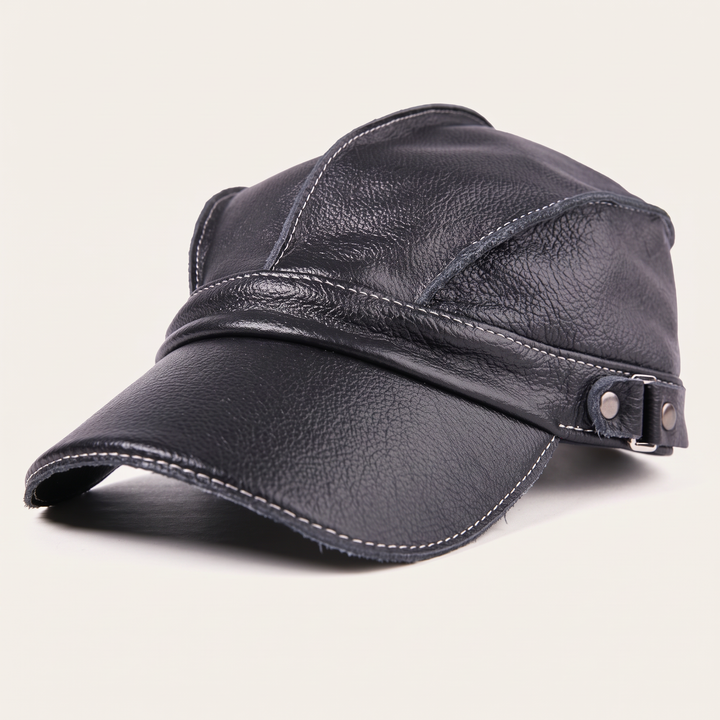 Montaro Leather Cap