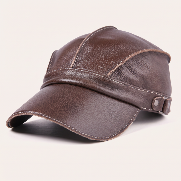 Montaro Leather Cap