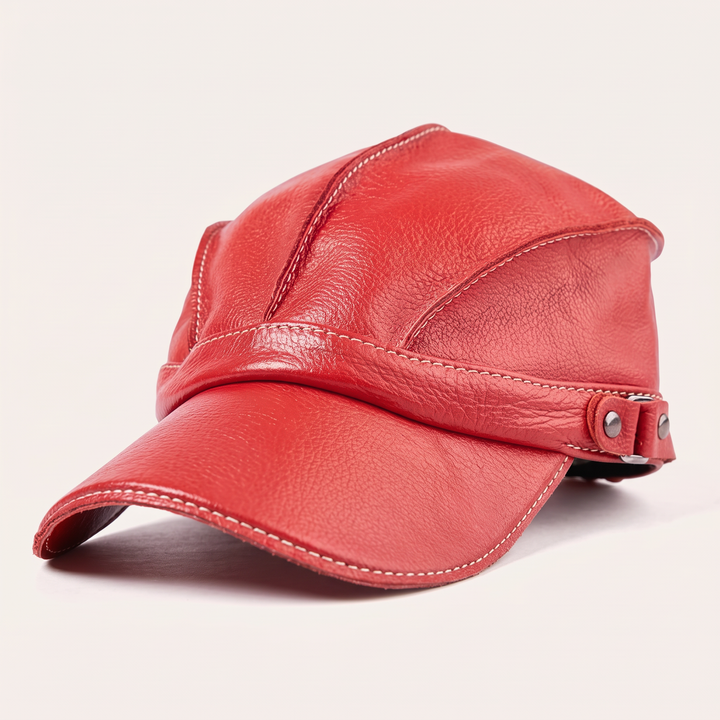 Montaro Leather Cap