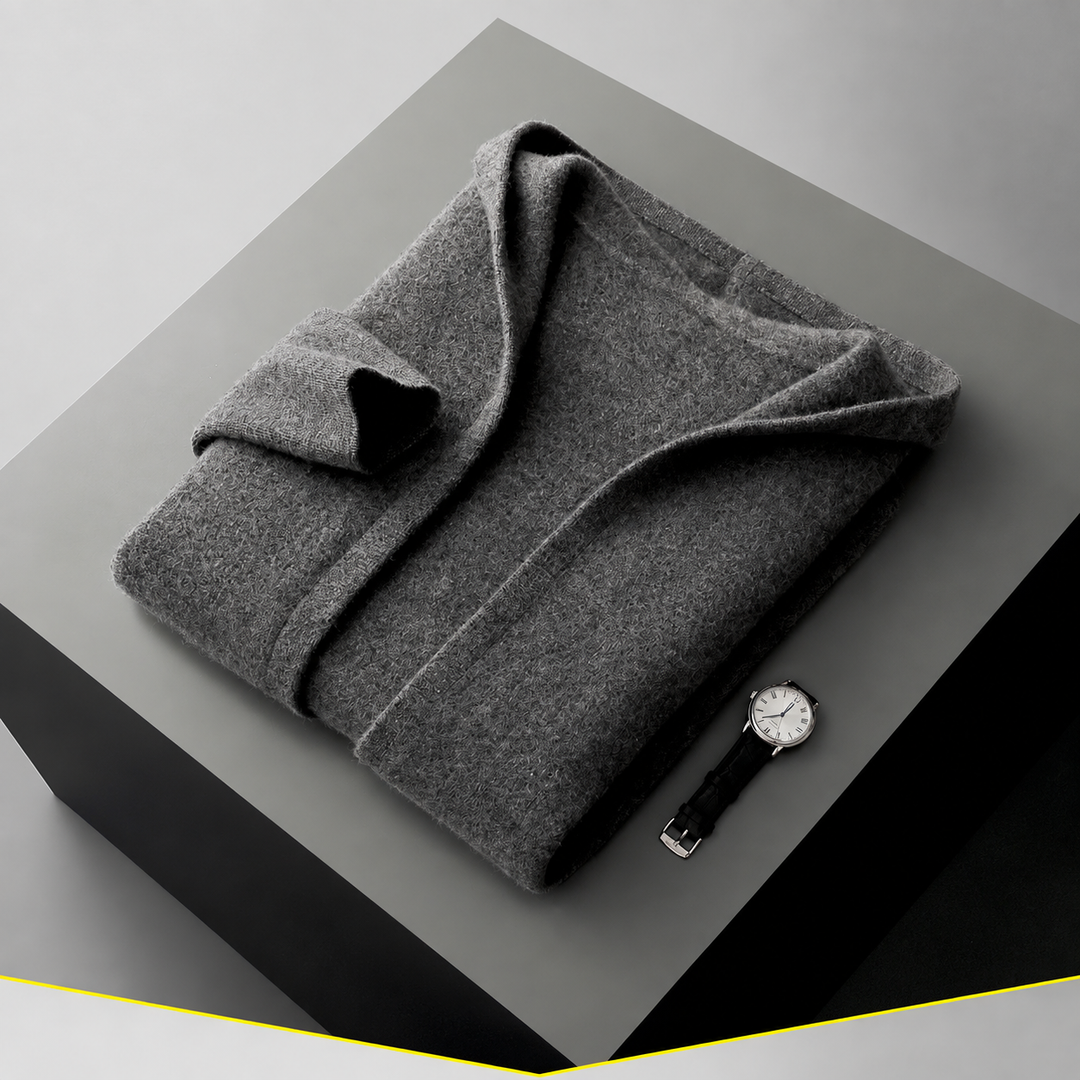 Valdoro Cashmere Hooded Cardigan